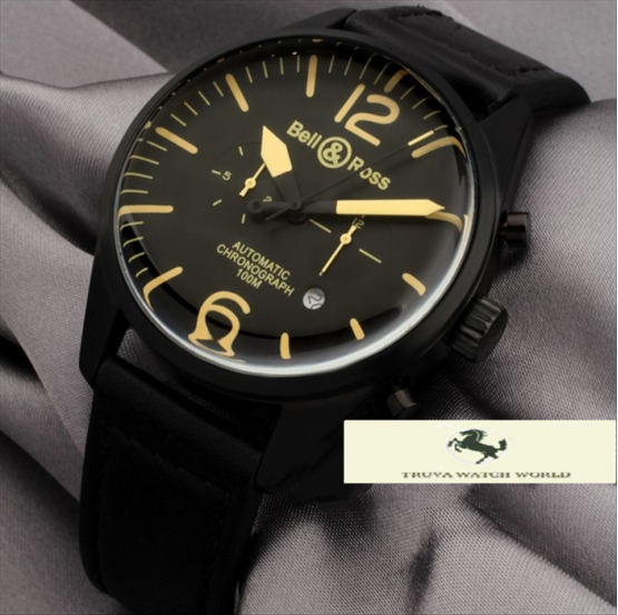 HK978 BELL&ROSS BR-02 CHRONOGRAPH SİYAH